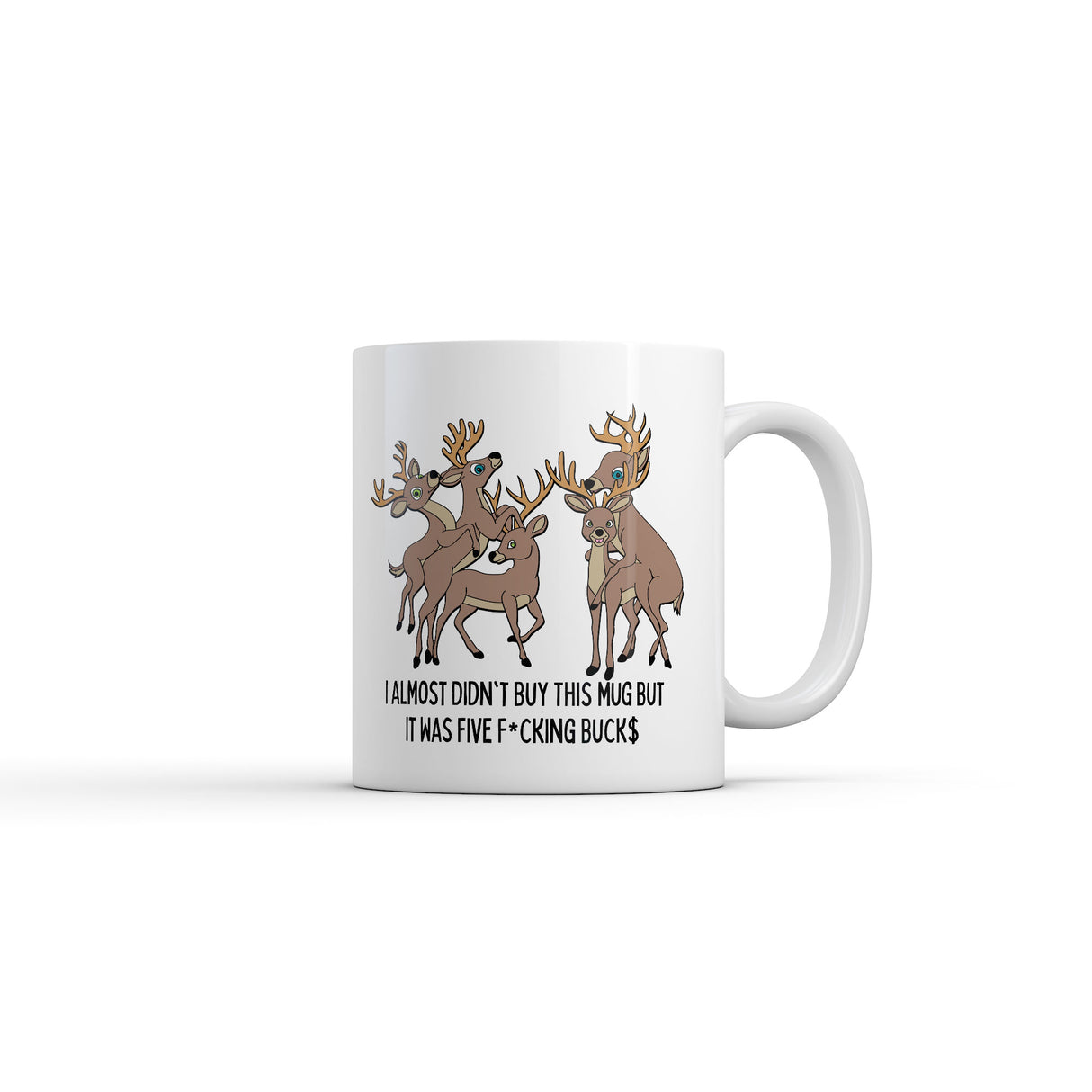 I Almost Didnt Buy This Mug But It Was 5 Fucking Bucks Mug Funny Novelty Coffee Cup-11oz