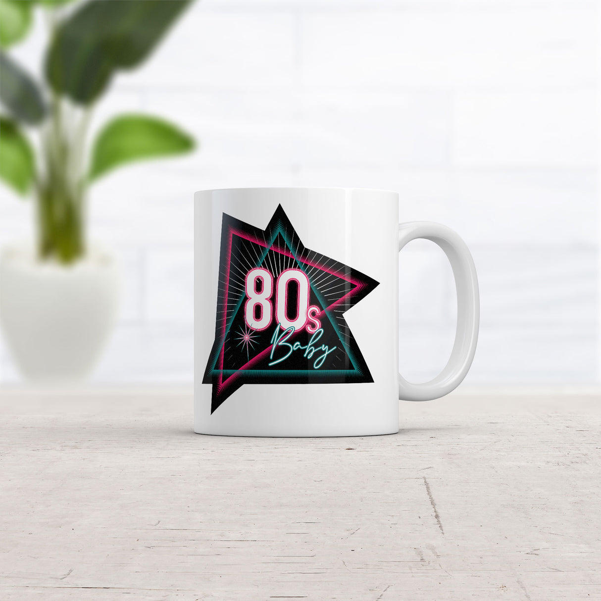 80s Baby Mug Funny Retro Graphic Novelty Coffee Cup-11oz