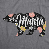 Womens Mama Bear T shirt Cute Funny Best Mom of Boys Girls Cool Mother Tee