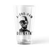 Abroham Drinkin Pint Glass Funny Sarcastic Fourth Of July Abe Lincoln Graphic Cup-16 oz