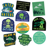 Alien Sticker Extra Large Stickers for Adults Funny Adhesives with Memes