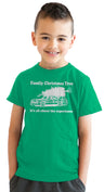 Youth Family Christmas Tree T Shirt Funny Gift for Kids Hilarious Cool Top