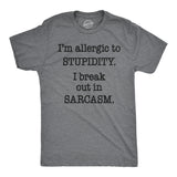 Allergic to Stupidity Men's Tshirt