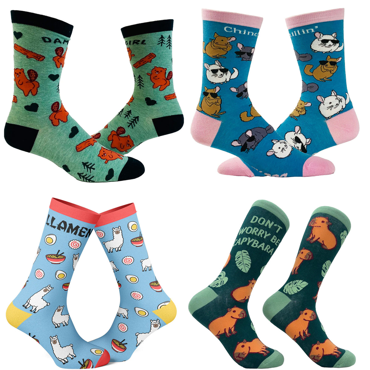 Womens Funny Sock Bundles Cute Socks with Sarcastic Sayings and Fun Graphic Designs