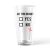 Are You Drunk Pint Glass Funny Sarcastic Drinking Party Joke Novelty Cup-16 oz