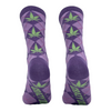 Women's Argyle Weed Socks Funny 420 Pot Leaf Smokers Footwear
