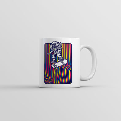 Astro Skater Mug Funny Skateboarding Space Graphic Coffee Cup-11oz