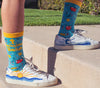 Women's Awesome Teacher Socks Funny School Teacher Instructor Apprecation Graphic Footwear