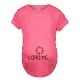 Maternity Baby Loading Shirt Humor Funny Pregnancy Shirt Cute Internet Tee