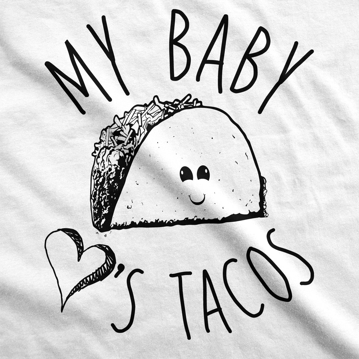 Maternity My Baby Loves Tacos Funny T shirt Cute Announcement Pregnancy Bump Tee