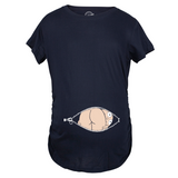 Maternity Baby Mooning Novelty Shirt Pregnancy Announcement Cute Bump Reveal