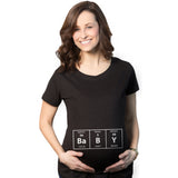 Maternity Baby Element Funny Announcement T Shirt Cool Pregnant Top