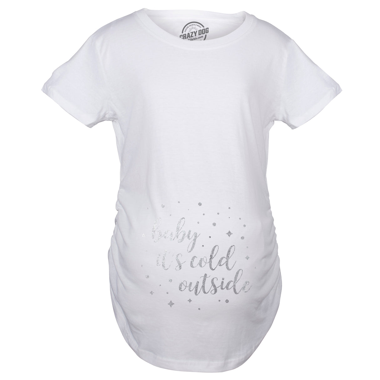 Maternity Baby Its Cold Outside Pregnancy Tshirt Classic Christmas Song Tee