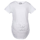 Maternity Baby Its Cold Outside Pregnancy Tshirt Classic Christmas Song Tee