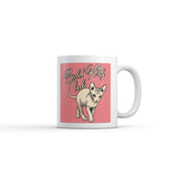 Bald Kitty Club Mug Funny Sarcastic Hairless Cat Graphic Novelty Coffee Cup-11oz