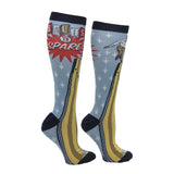 Funny Compression Socks for Dad Hilarious Fathers Day High Socks for Men