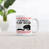 Bear Attack Tip Mug Funny Sarcastic Animal Novelty Coffee Cup-11oz