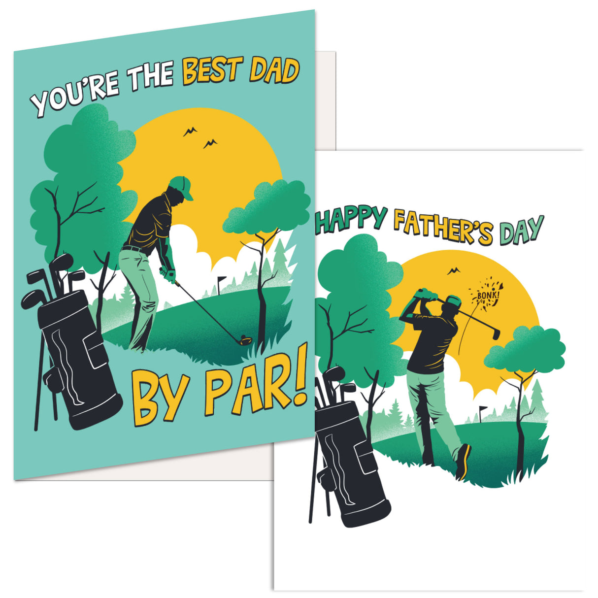 Funny Father's Day Cards Hilarious Assorted Cards for Dad With Envelopes