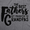 Best Fathers Get Promoted To Grandpas Men's Tshirt