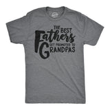 Best Fathers Get Promoted To Grandpas Men's Tshirt