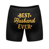 Mens Best Husband Ever Boxers Funny Fathers Day Gift Graphic Novelty Underwear For Guys