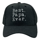 Best Papa Ever Hat Funny Sarcastic Fathers Day Novelty Cap