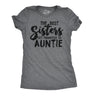 Crazy Dog Womens Best Sisters Get Promoted to Auntie Funny Gift for Cool Aunt