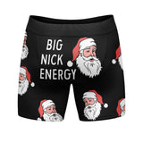 Mens Funny Boxers Big Nick Energy Sarcastic Christmas Underwear For Men