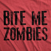 Bite Me Zombies Men's Tshirt