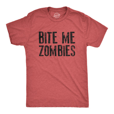 Bite Me Zombies Men's Tshirt