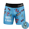 Mens Boats And Hoes Boxer Briefs Funny Sarcastic Graphic Novelty Gift Underwear For Guys