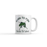 Born to Fish Forced to Work Mug Funny Sarcastic Fishing Graphic Novelty Coffee Cup-11oz