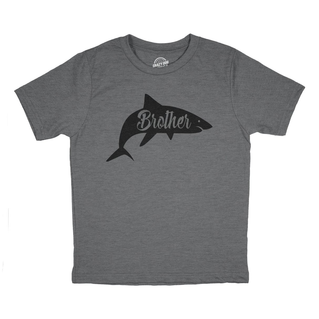 Youth Brother Shark Tshirt Funny Beach Summer Vacation Family Tee For Kids