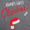 Bumps First Christmas Maternity Shirt Funny Merry Tee For New Pregnant Family