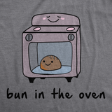 Maternity Bun In The Oven T shirt Funny Pregnancy Announcement New Baby Tee
