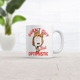 Burnt Out But Optimistic Mug Funny Sarcastic Smore Graphic Novelty Coffee Cup-11oz