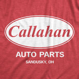 Mens Callahan Auto T shirt Funny Shirts Cool Humor Graphic Saying Sarcasm Tee