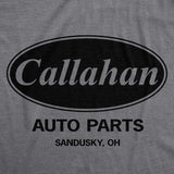 Mens Callahan Auto T shirt Funny Shirts Cool Humor Graphic Saying Sarcasm Tee