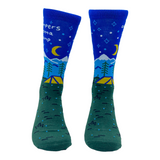 Men's Campers Gonna Camp Socks Funny Outdoor Hiking Footwear