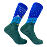 Men's Campers Gonna Camp Socks Funny Outdoor Hiking Footwear