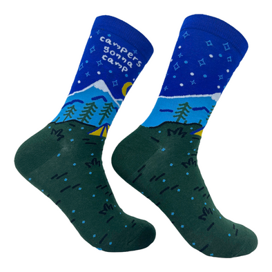 Women's Campers Gonna Camp Socks Funny Cute Nature Footwear