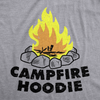 Campfire Hoodie Funny Happy Camper Summer Camping Outdoor Hooded Sweatshirt
