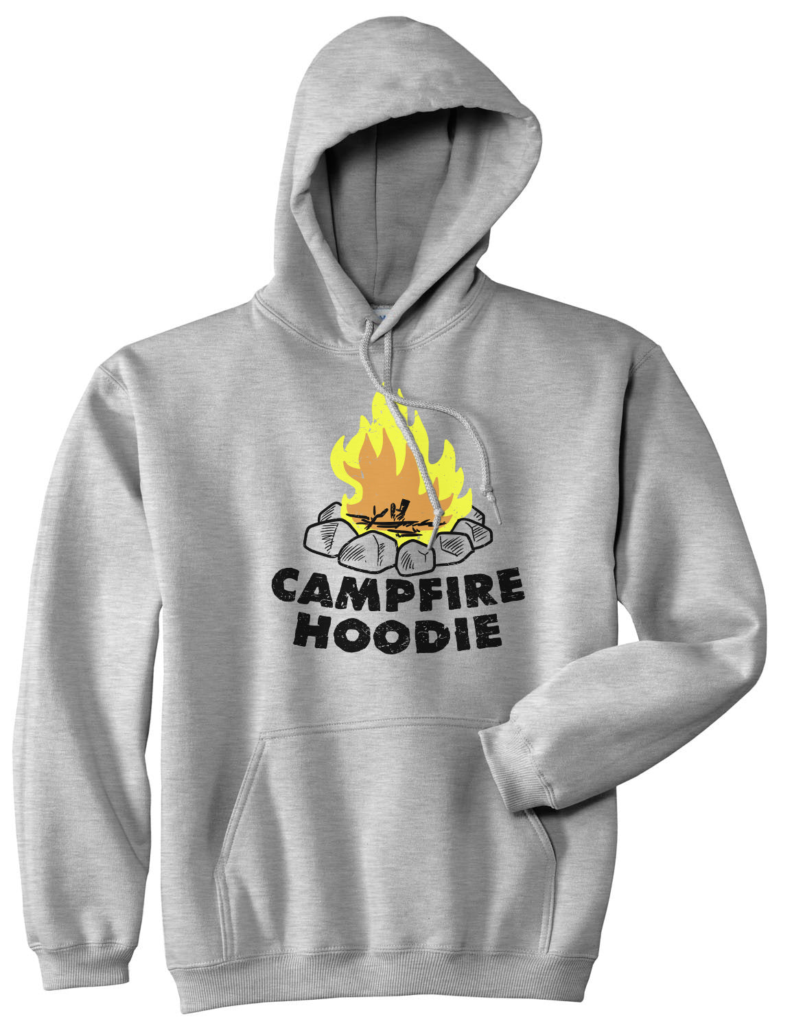 Campfire Hoodie Funny Happy Camper Summer Camping Outdoor Hooded Sweatshirt