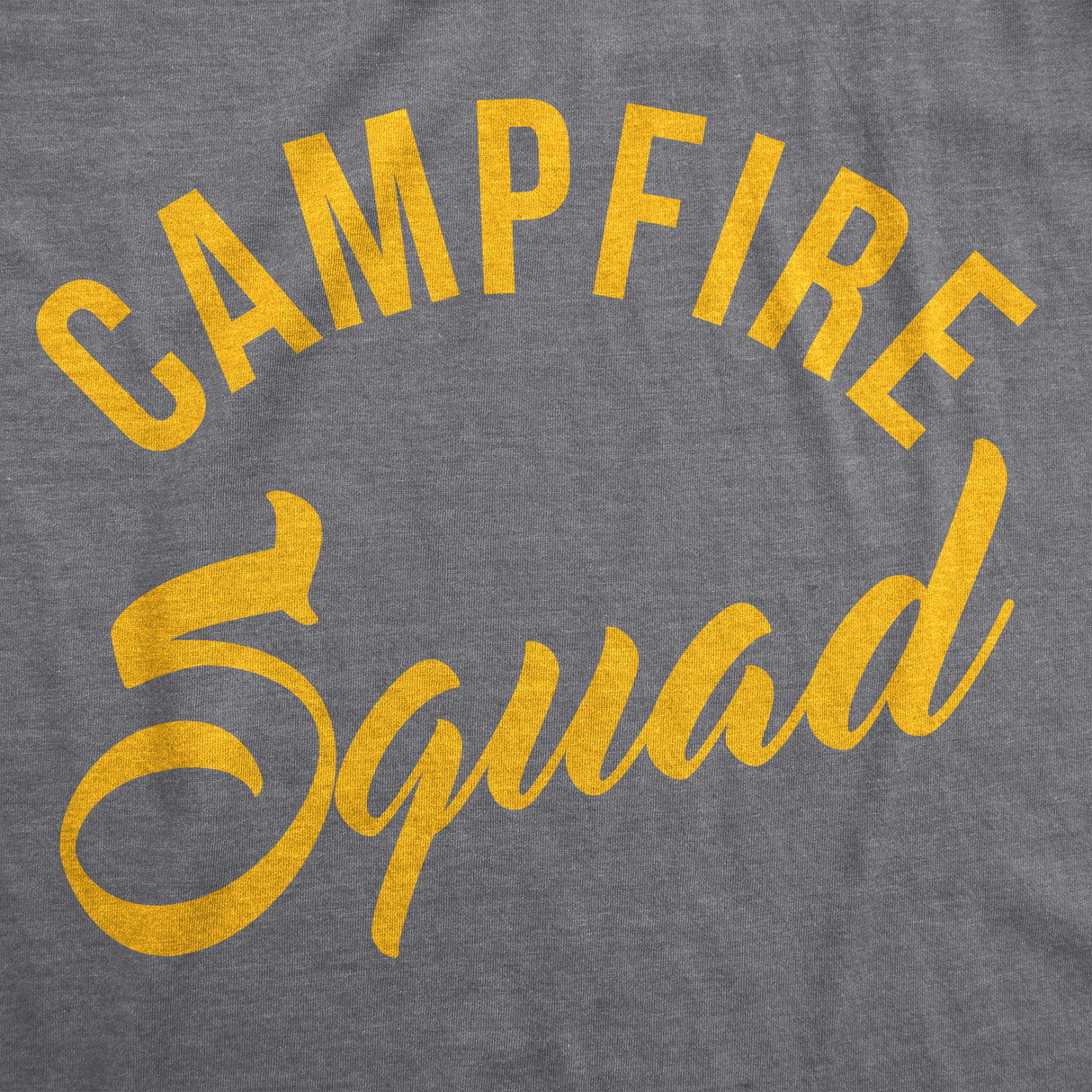 Womens Campfire Squad Graphic T Shirt for Camping Summer Vacation Camper Tee