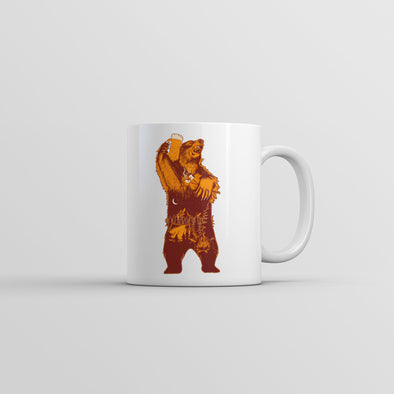 Camping Party Bear Mug Funny Outdoors Drinking Graphic Coffee Cup-11oz