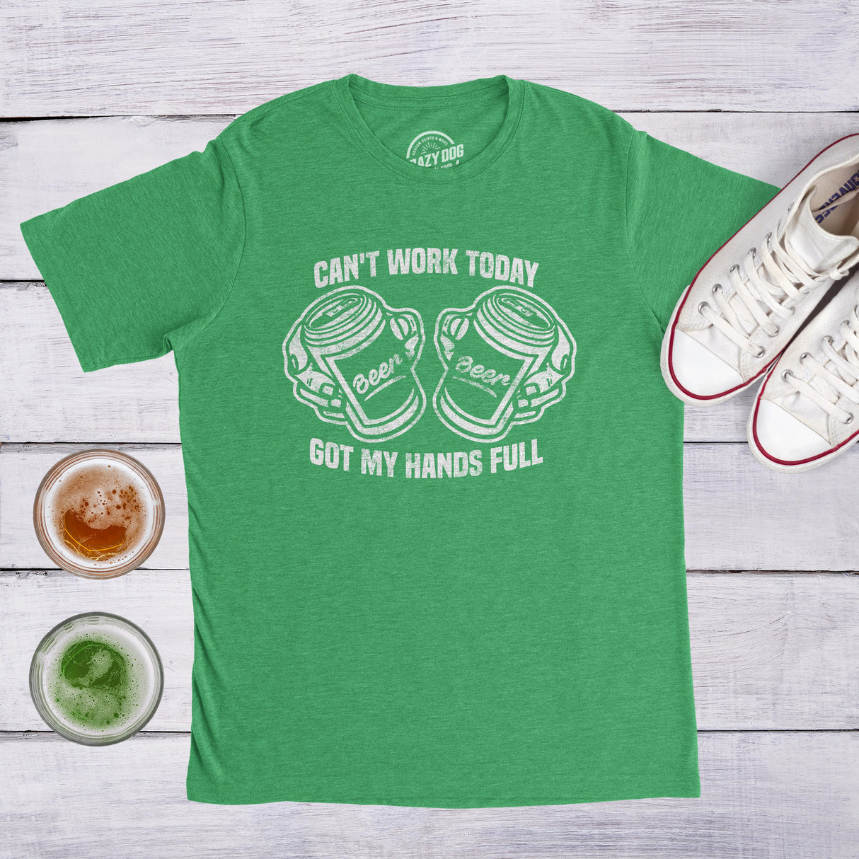 Can't Work Today Got My Hands Full Men's Tshirt