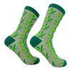 Women's Cannabis Columns Socks Funny Pot Footwear