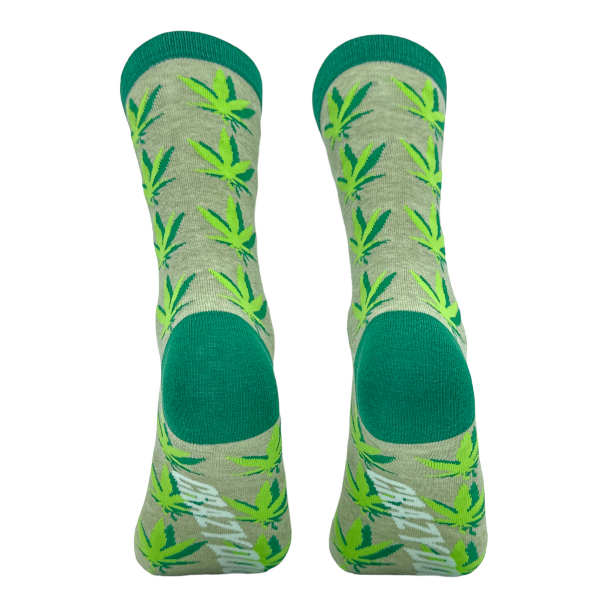 Women's Cannabis Columns Socks Funny Pot Footwear