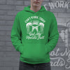 Cant Work Today Got My Hands Full Hoodie Funny St Patricks Day Shirt Beer Drinking Graphic
