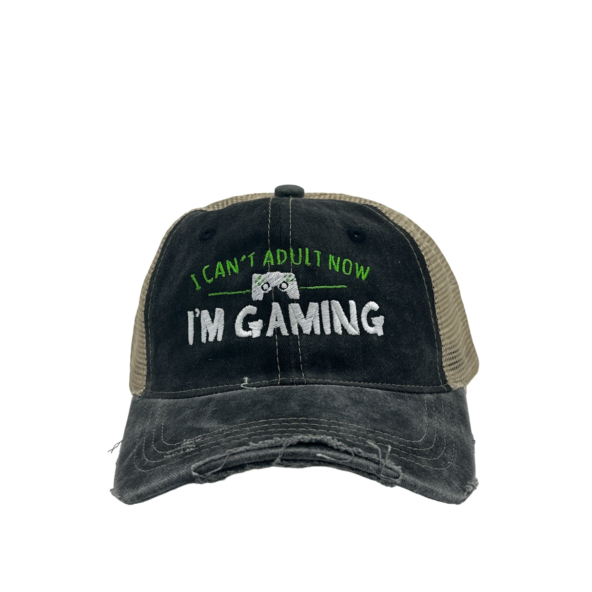 I Cant Adult Now Im Gaming Hat Funny Video Games Cap